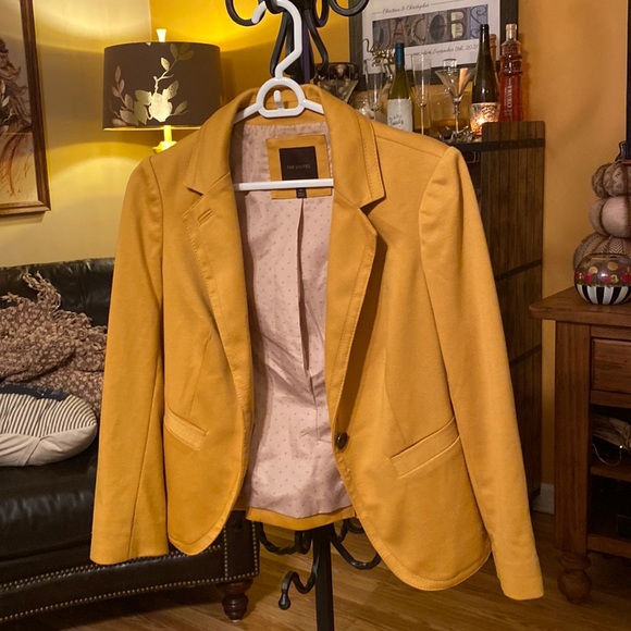 The Limited Jackets & Coats Mustard Yellow Blazer Like New Poshmark